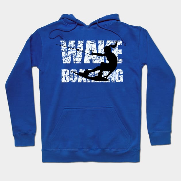 Girl Wakeboarding Hoodie by The Tee Cat